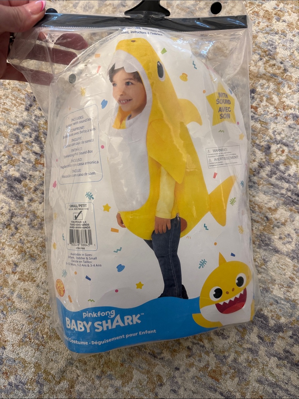 Baby Shark Kids Yellow Costume